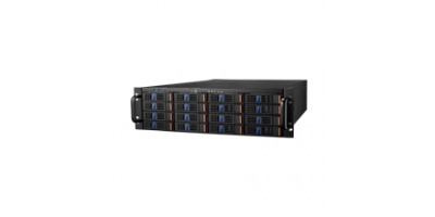 HPC-8316:   3U Storage Chassis for EATX/ATX/Micro ATX Serverboards with 16 Hot-Swappable Drive Bays