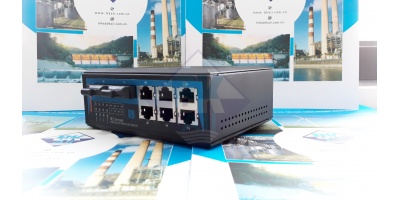 IES308-2F(M): Switch công nghiệp 6 cổng Ethernet + 2 cổng Quang Multi-mode