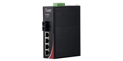 IFS1400P: Industrial POE Fiber Switch 4x10/100Base-TX to 100Base-FX 