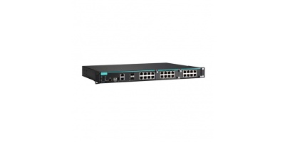 IKS-6726A: 24+2G-port modular managed Ethernet switches