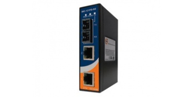 IMC-121FB-SS-SC:   Industrial mini type Ethernet to fiber media converter