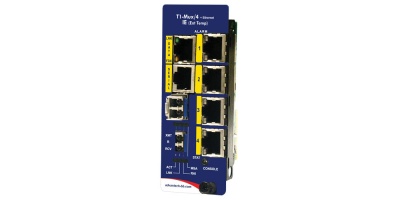 IMC-721I-T1MUX :  Intelligent Modular Media Converter, Wide Temp, T1MUX, SFP