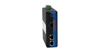 IMC102GT: Bộ chuyển đổi Quang điện công nghiệp 1 cổng Quang SFP + 2 cổng Giga Ethernet