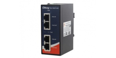 INJ-102GT-24V:  Industrial 2-port Gigabit High Power PoE Injector