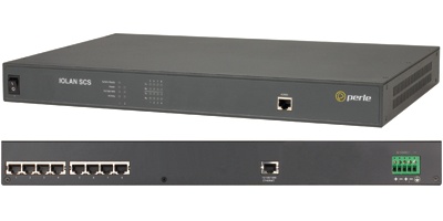 IOLAN SCS8C DC: Bộ chuyển đổi tín hiệu 8 cổng RS232 sang Ethernet, nguồn DC.