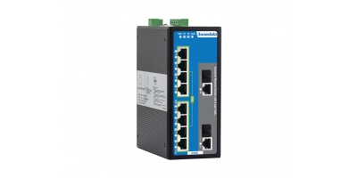 IPS3110 Series:  Switch công nghiệp 10 cổng 100M/Gigabit Layer 2 Unmanaged PoE.