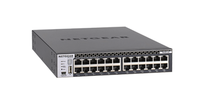 M4300-24X: Switch Half-Width 24x10GBASE-T Stackable Managed.