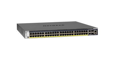 M4300-52G-PoE+: Switch 48x1G PoE+ Stackable Managed  với 2x10GBASE-T và 2xSFP+(1000W PSU).