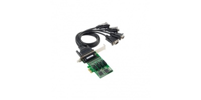 CP-134EL-A-I:  4-port RS-422/485 PCI Express board with 4 kV surge and 2 kV electrical isolation