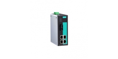 EDS-305-M-SC: Switch công nghiệp gồm 4 cổng Ethernet tốc độ 10/100BaseT X , 1 cổng Quang tốc độ 100B