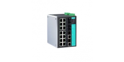 EDS-518A: 16+2G-port Gigabit managed Ethernet Switches 