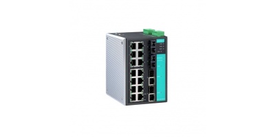 EDS-518A: 16+2G-port Gigabit managed Ethernet Switches 