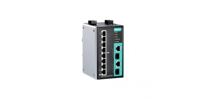 EDS-P510A Series: Switch công nghiệp  hỗ trợ  8 cổng Ethernet tốc độ 10/100BaseT(X)+ 2 cổng Gigabit Ethernet kết hợp