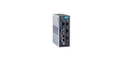 IA261-I/IA262-I :  Arm-based DIN-rail industrial computer with up to 4 isolated serial ports, 2 LAN ports, 2 CAN ports, 8 DI/DO, and VGA