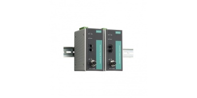 PTC-101-M12:  IEC 61850-3 and railway Ethernet-to-fiber media converters