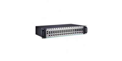 TRC-2190:  18-slot rackmount chassis managed media converter