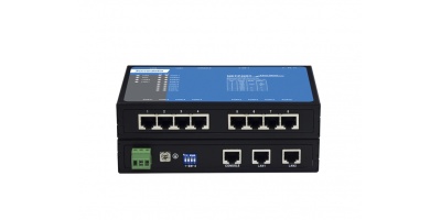 NP318T-8DI(RS-485):  Bộ chuyển đổi tín hiệu 8 cổng RS485/422 sang 2 cổng Ethernet