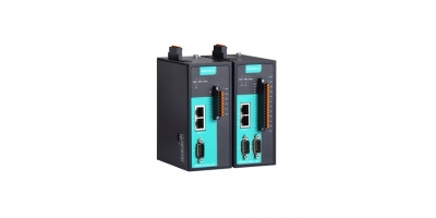 NPort IA5250A-6I/O: Bộ chuyển đổi tín hiệu 2 cổng RS232/422/485 sang 2 cổng Ethernet với 4DI và 2DO.