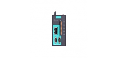 NPort IA5250A-6I/O: Bộ chuyển đổi tín hiệu 2 cổng RS232/422/485 sang 2 cổng Ethernet với 4DI và 2DO.