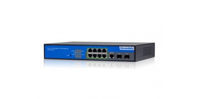 PS5010G-2GS-8POE:  Switch công nghiệp 10-port Full Gigabit Layer 2 Managed PoE.