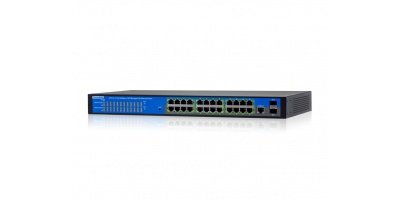 PS5026G-2GS-24POE:  Switch công nghiệp 26 cổng Full Gigabit Layer 2 Managed PoE.