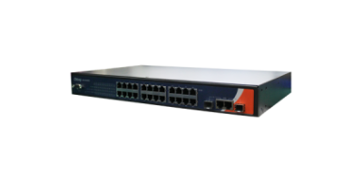  RES-9242GC: Rack-Mount Ethernet Switch công nghiệp 24x 10/100BaseT(X) ,  2x Gigabit, SFP socket.