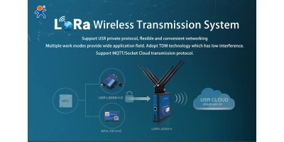 USR-LG206-C: Bộ chuyển đổi RS232/485 sang LoRa.