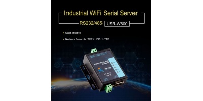 USR-W600: Bộ chuyển đổi RS232/485 sang WiFi.