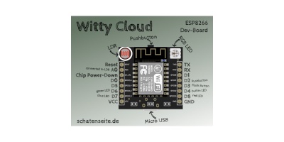 Witty ESP-12F: Wifi ESP8266