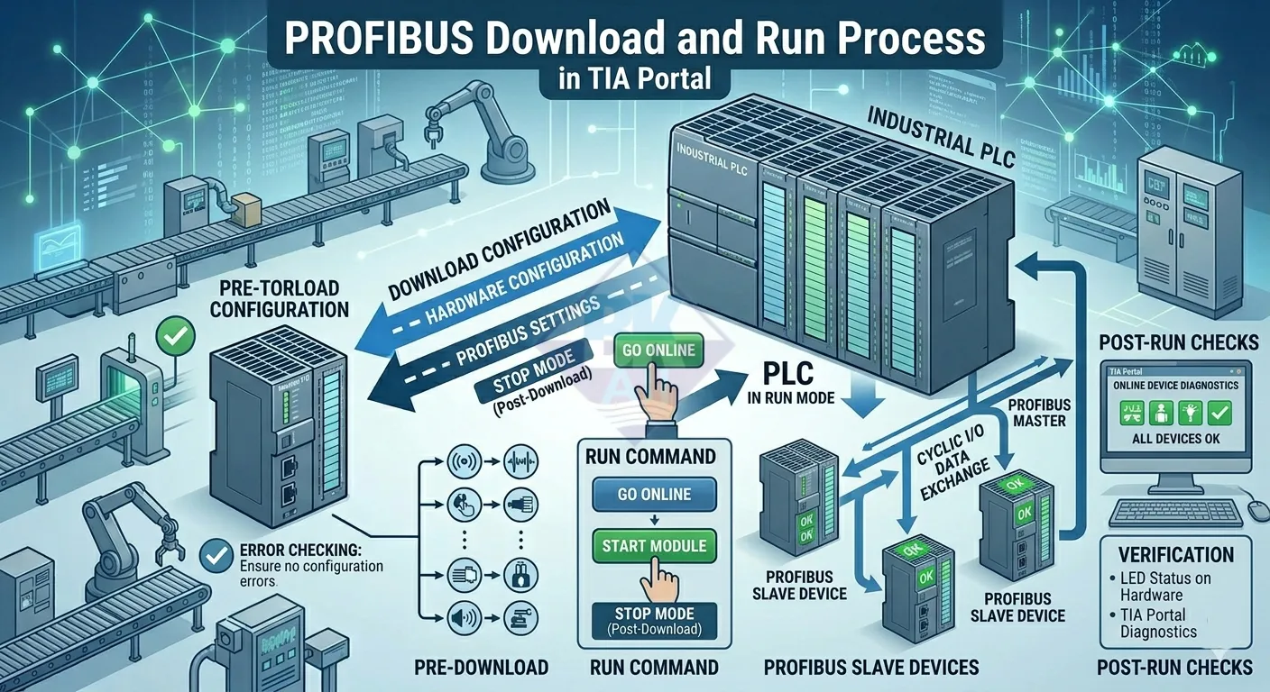 download cau hinh profibus va dua plc vao run