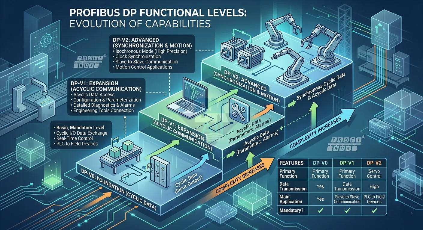 profibus dp v0 v1 v2 khac nhau the nao so sanh