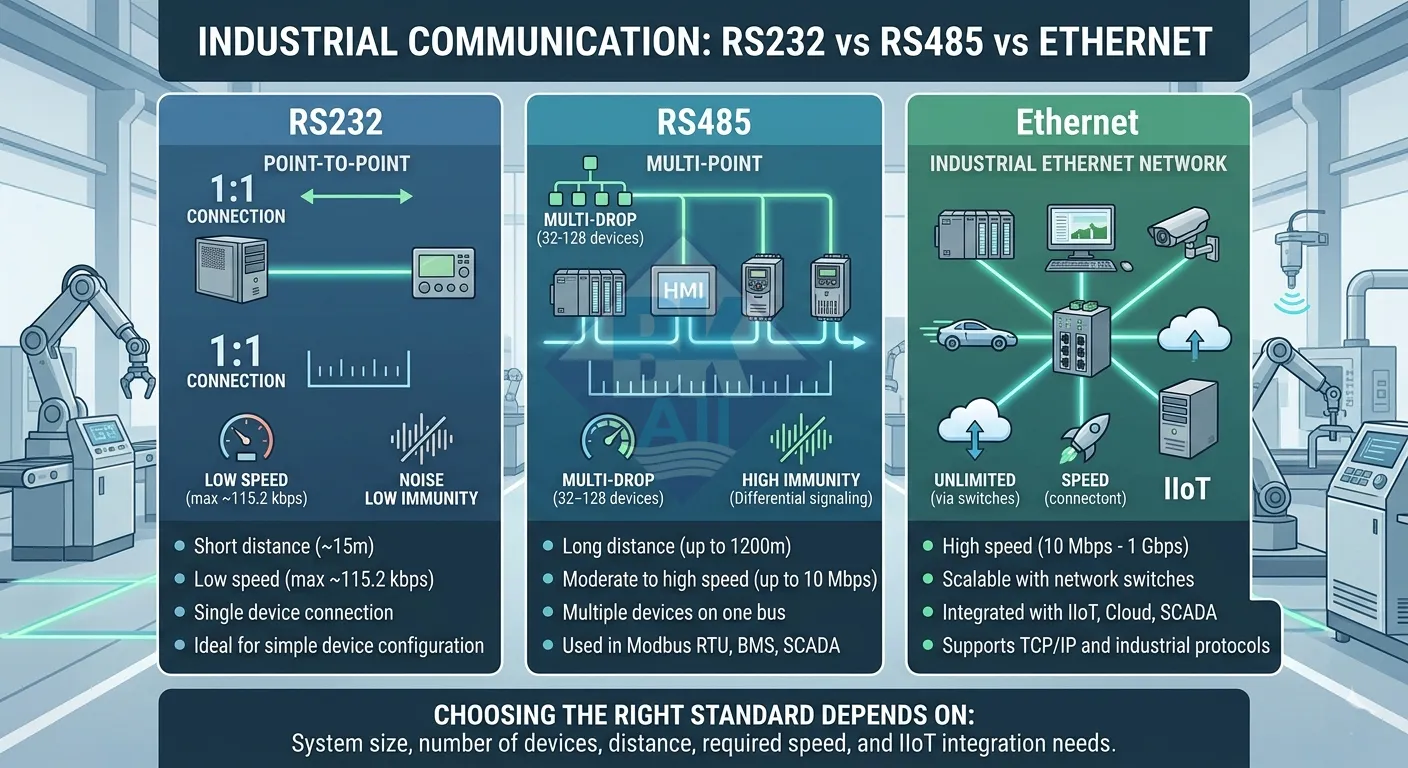 rs232 rs485 va ethernet