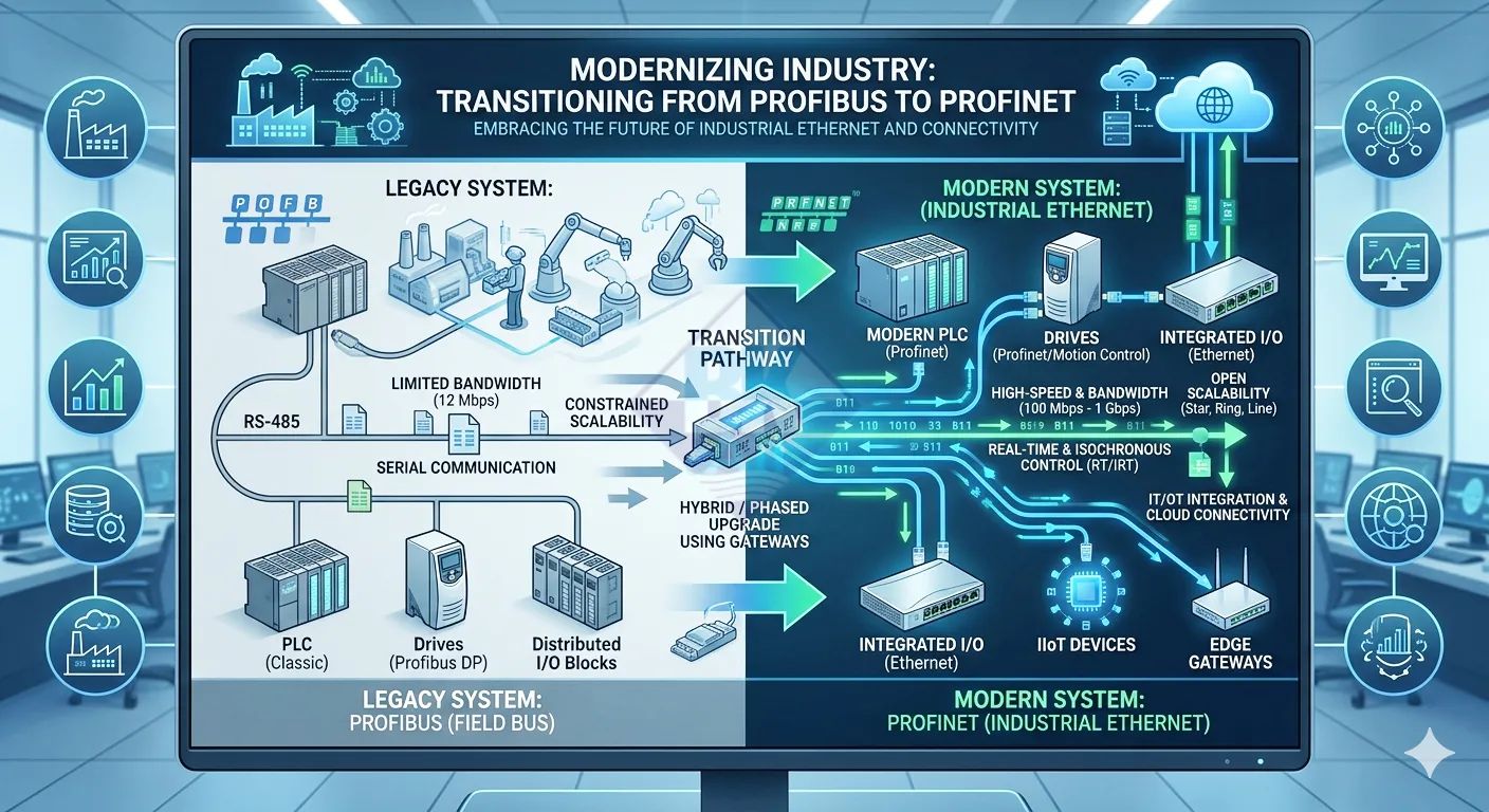 tai sao nen chuyen tu profibus sang profinet