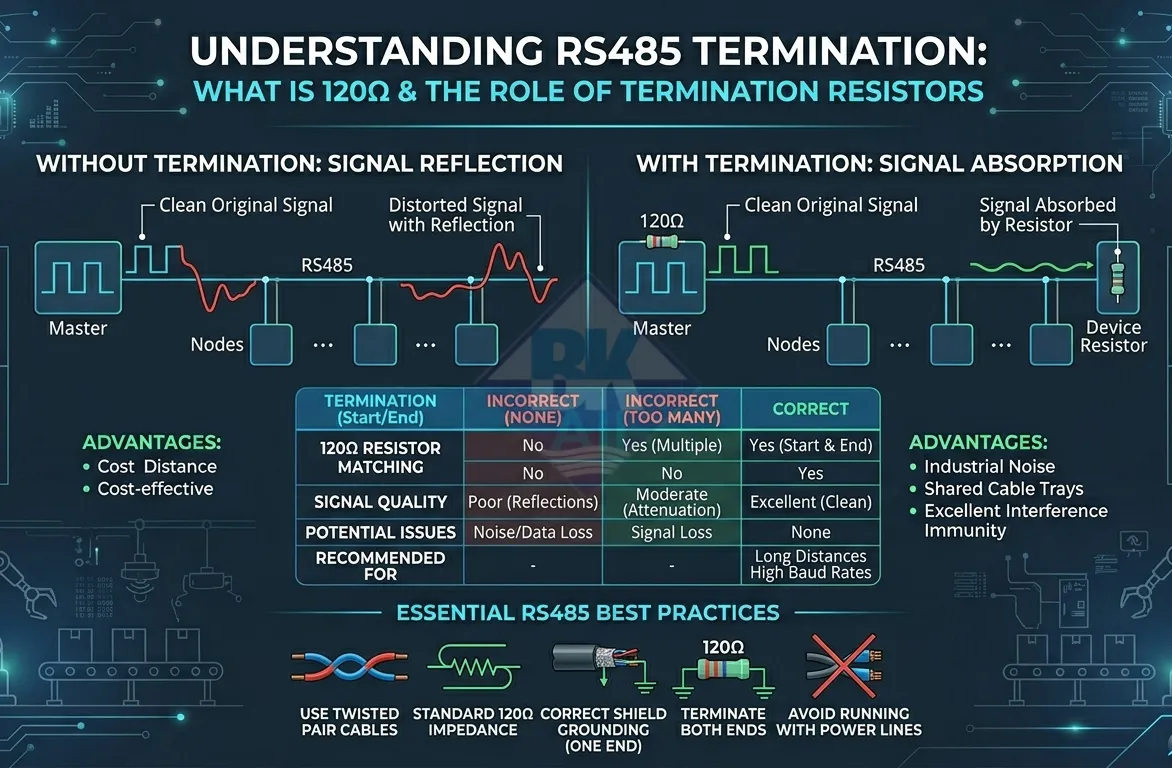 tro khang 120ohm la gi termination resistor rs485